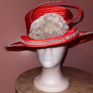 Orange church hat